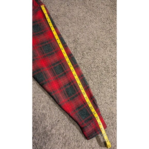 Orvis Heavyweight Flannel Red Plaid Shirt Jacket 1312517 Men's Size XL - Picture 4 of 6